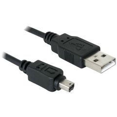 Kábel USB A/Mini-B 8-pin 1.8 m AK-USB-02