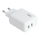 Fő kép USB Töltő AK-CH-19 2x USB-C PD 5-12V / max. 3A 40W Quick Charge 3.0