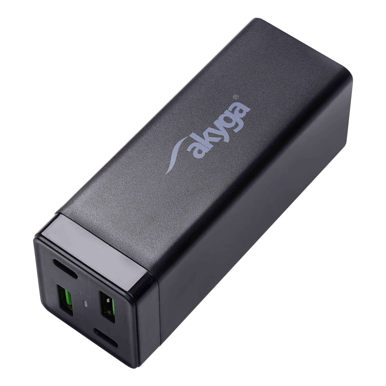 Fő kép USB Töltő AK-CH-17 Charge Brick 2x USB-A + 2x USB-C PD 5-20 V / max 3.25A 65W Quick Charge 4+