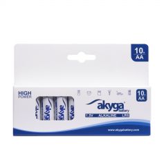 Alkáli akkumulátor AA LR6 Akyga AKY2067 1.5V / 3050mAh 10db