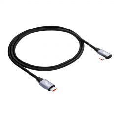 Szögben Kábel USB type C / USB type C 1m AK-USB-54 60W hálós