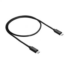 Kábel USB 2.0 microB-microB 0.6m AK-USB-17