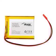Li-Po akkumulátor LP804050 Akyga AKY0660 3.7V / 1800mAh PCM JST 2-pin csatlakozó 150mm