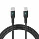 Fő kép Kábel USB type C / USB type C 1m AK-USB-67 60W Szilikon