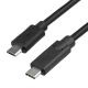 Fő kép Kábel microUSB / USB type C 1.0m AK-USB-16