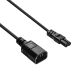 Kiegészítő fénykép Power Cable IEC C7 / C14 1.5m AK-PC-15A