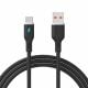 Fő kép Kábel USB type C / USB A 1m AK-USB-62 Szilikon