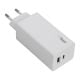 Fő kép Töltő AK-CH-20 USB-A + USB-C PD 5-20V / max. 5A 100W Quick Charge 3.0 GaN
