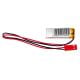 Kiegészítő fénykép Li-Po akkumulátor LP401520 Akyga AKY0476 3.7V / 70mAh PCM JST 2-pin csatlakozó 150mm