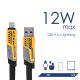 Kiegészítő fénykép Kábel USB A + USB type C / USB type C + Lightning 1m AK-USB-57 65W