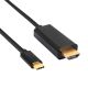 Fő kép Kábel USB type C / HDMI AK-AV-18 1.8m