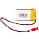 Kiegészítő fénykép Li-Po akkumulátor LP542439 Akyga AKY0823 3.7V / 500mAh PCM JST 2-pin csatlakozó 150mm